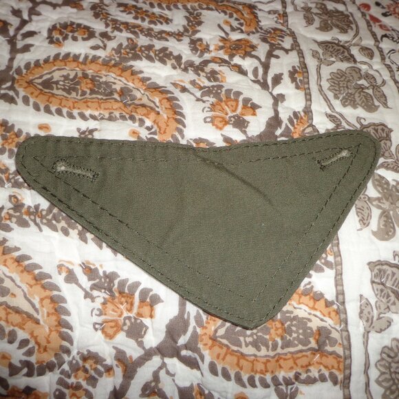 Double-Breasted Topcoat Made in Poland R40 Army Green Removable Zip Wool Lining - Picture 16 of 16